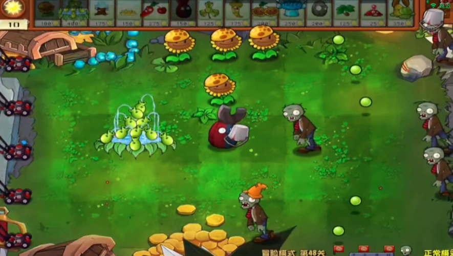 植物大战僵尸48关怎么过 植物大战僵尸48关怎么过