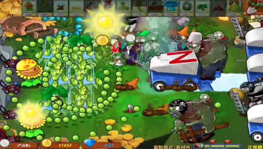 植物大战僵尸48关怎么过 植物大战僵尸48关怎么过