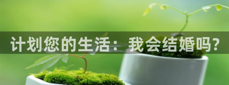 美狮贵宾会平台官网入口下载：计划您的生活：我会结婚吗?