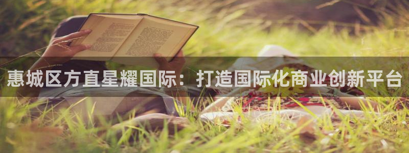 美狮贵宾会2平台：惠城区方直星耀国际：打造国际化商业创新平台