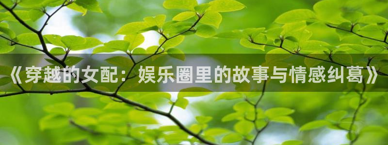 美狮贵宾会2平台注册：《穿越的女配：娱乐圈里的故事与情感纠葛》